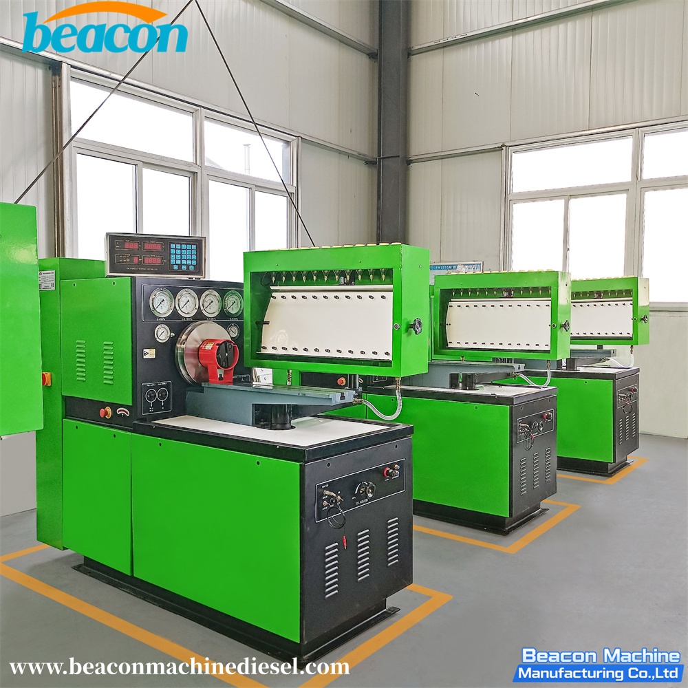 {Beacon Machine 12PSB Diesel Fuel Injection Pump Test Bench}