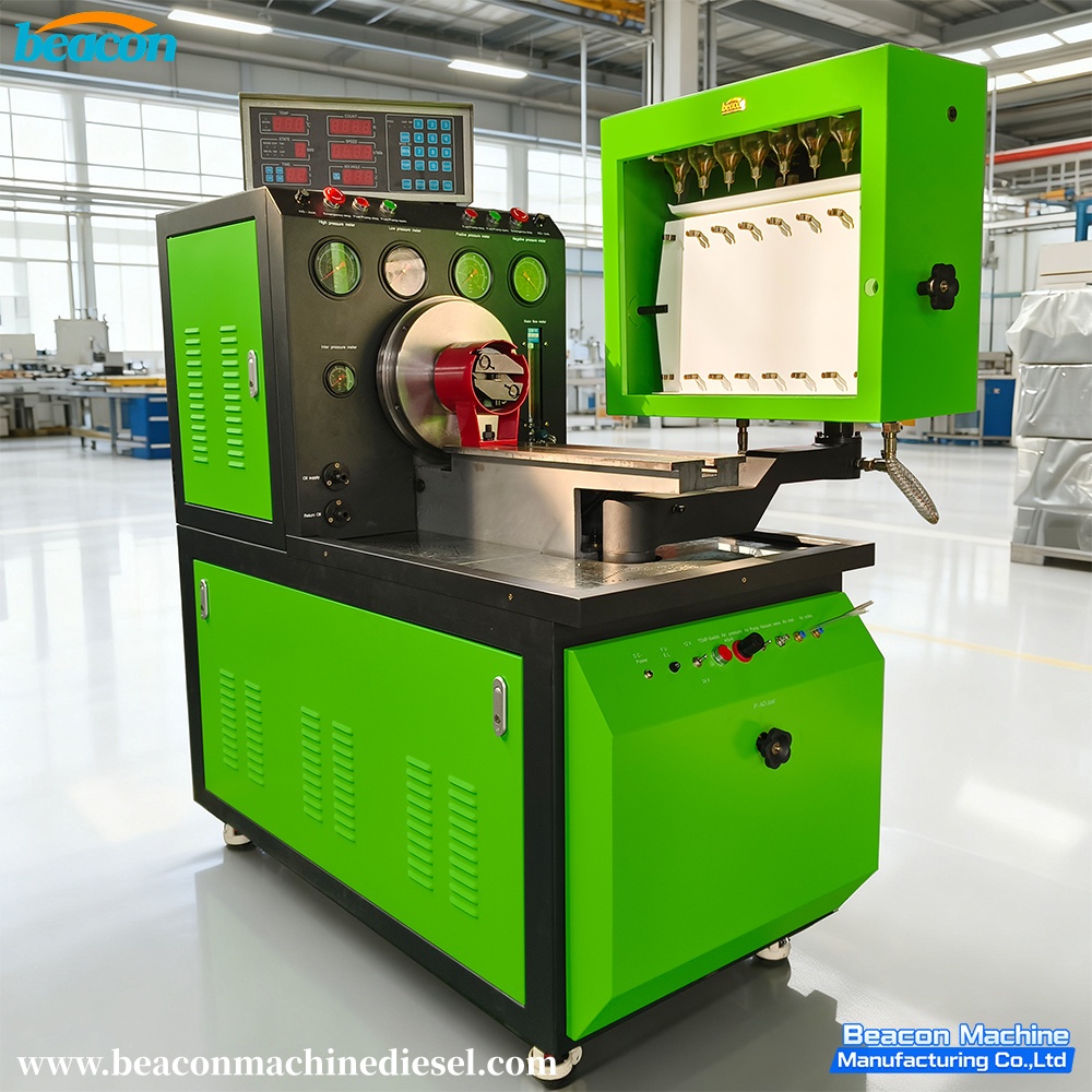 {MINI12PSB-S 8 Cylinder Mechanical Conventional Injection Pump EDC Inline VE Pump Test Bench}