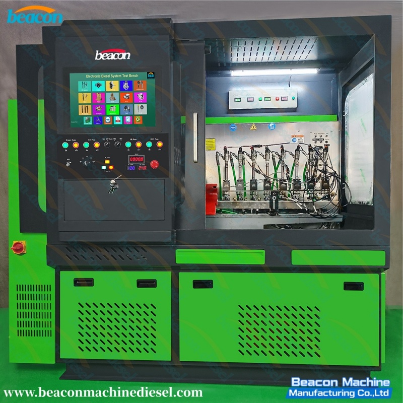 {CR1018 Common Rail Diesel Fuel Injection Injector Pump Test Bench with Coding HEUI EUI EUP}