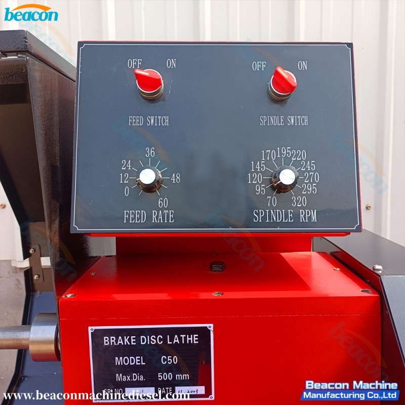 {C50 Brake Disc Cutting Lathe Machine }
