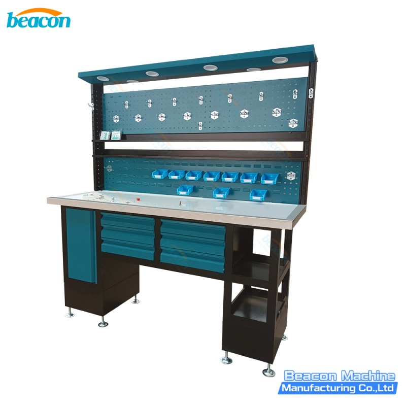 {BT-J Heavy Duty Diesel Repair Work Table Steel Frame for Laboratory Workshop}