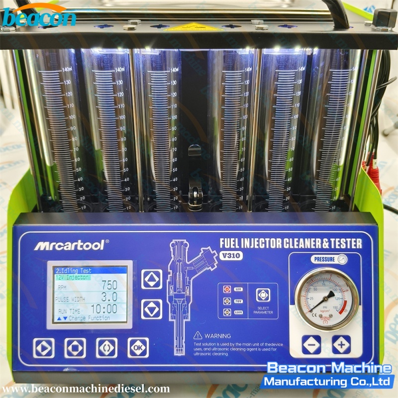 {V310 6-Cylinder GDI Fuel Injector Cleaner and Tester (Large Screen)}