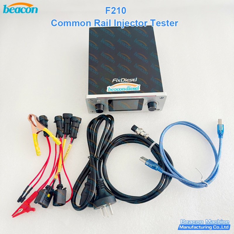 {Тестер форсунок Common Rail F210 для пьезофорсунок с проверкой изоляции под нагрузкой}