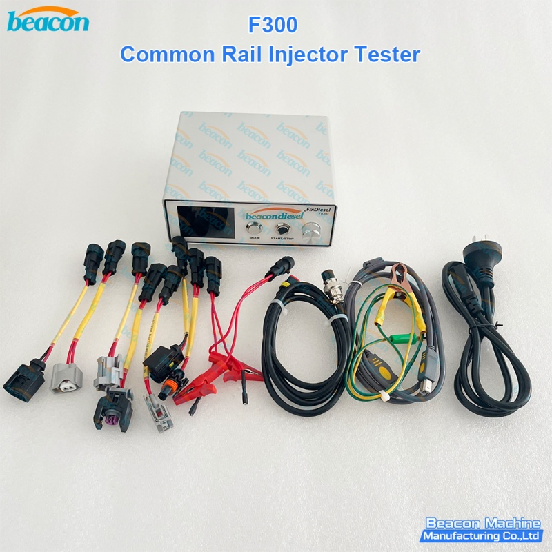 {Тестер форсунок Common Rail F300 для соленоидных и пьезофорсунок с проверкой клапана DRV}
