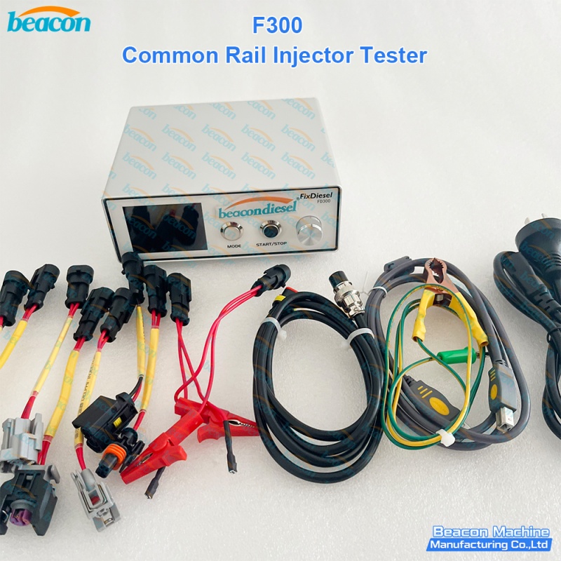 {Тестер форсунок Common Rail F300 для соленоидных и пьезофорсунок с проверкой клапана DRV}
