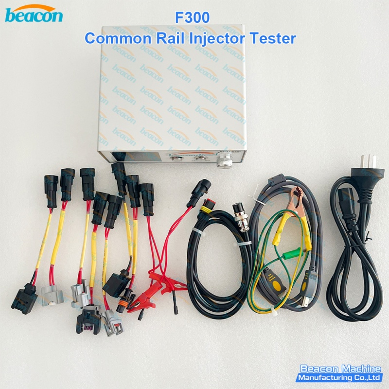 {Тестер форсунок Common Rail F300 для соленоидных и пьезофорсунок с проверкой клапана DRV}