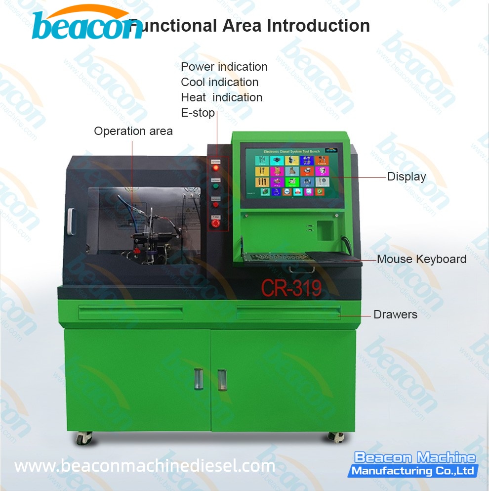 Common Rail Diesel Fuel Injector Test Bench