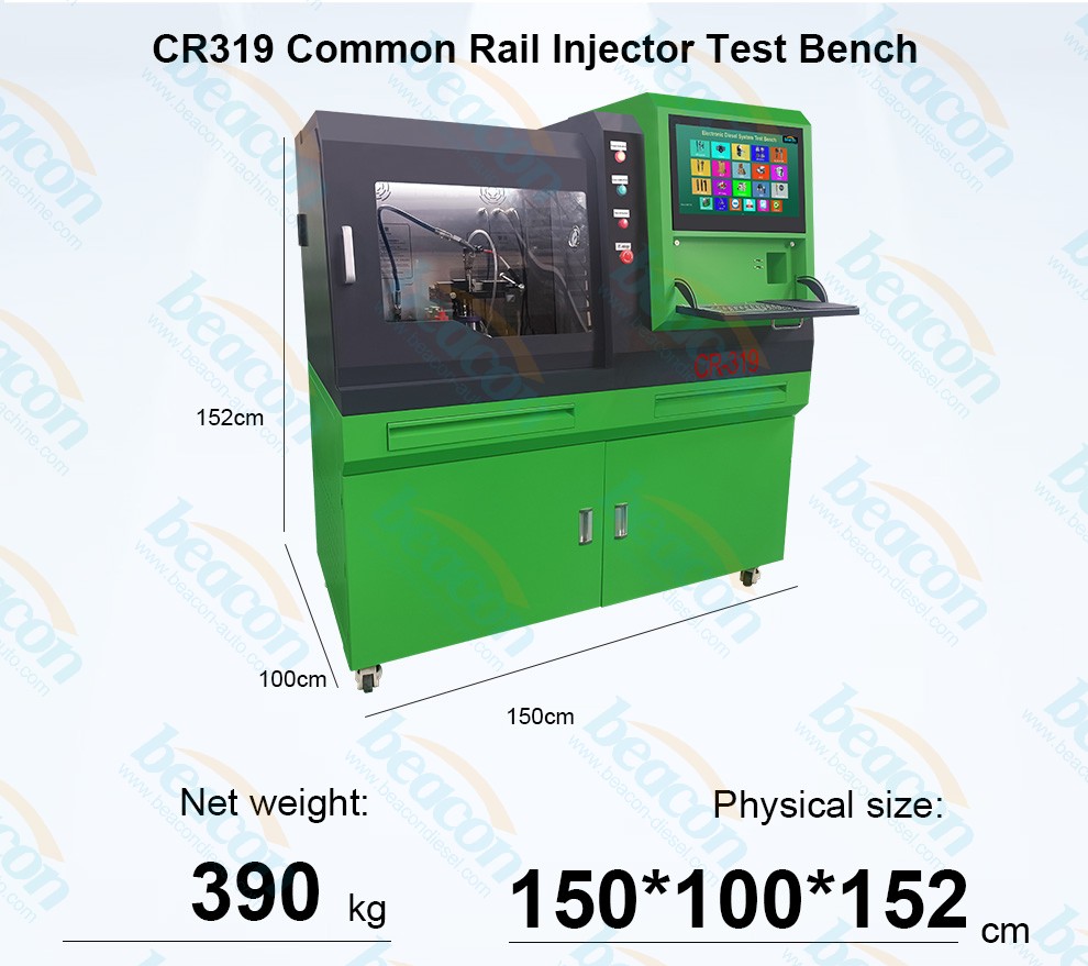 Common Rail Diesel Fuel Injector Test Bench