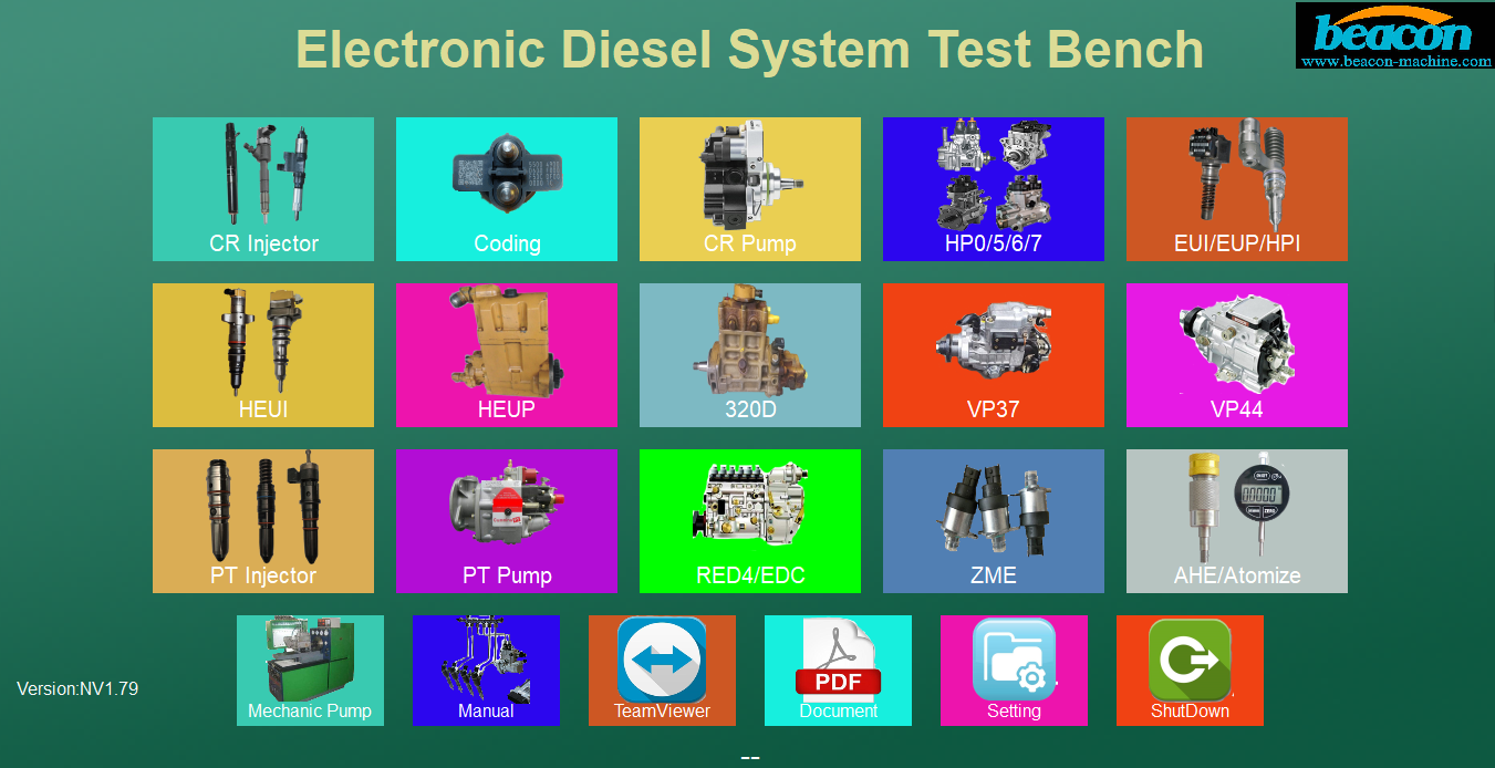  Common Rail Injector Coding Test Bench