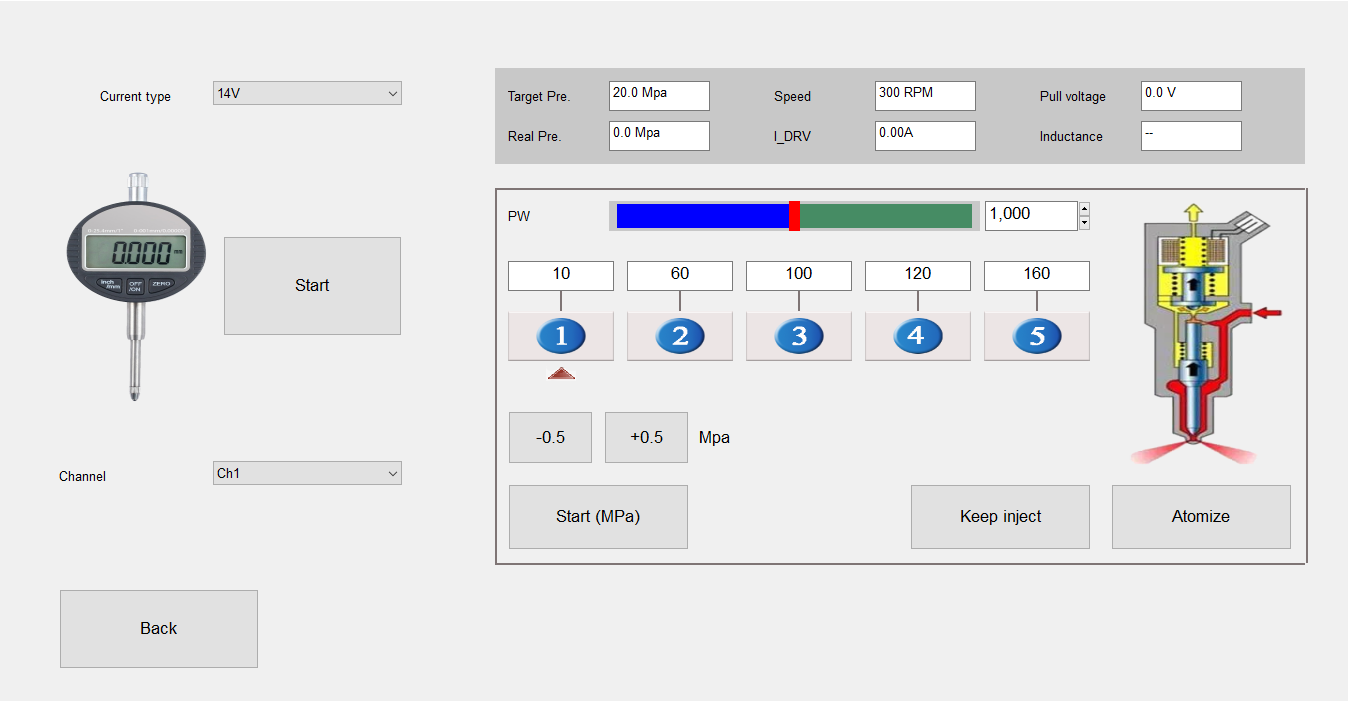  Common Rail Injector Coding Test Bench