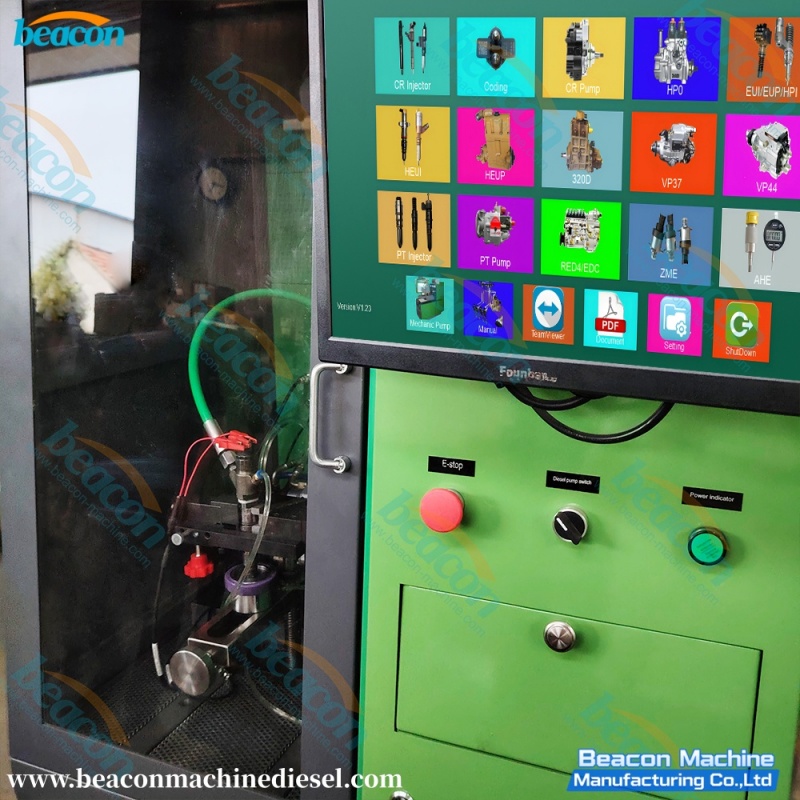 Common Rail Injector Pump Test Bench