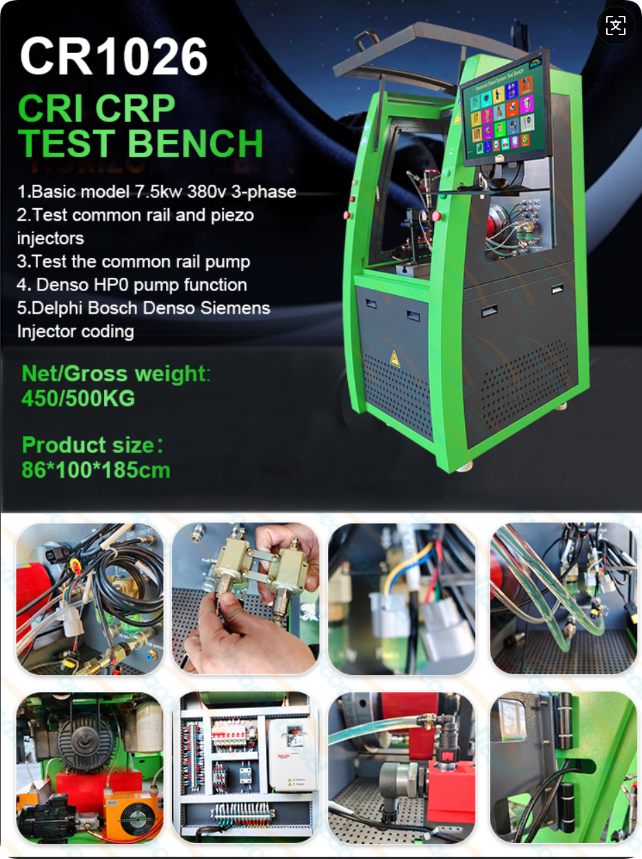 CRI CRP Diesel Fuel Injection Pump Test Bench