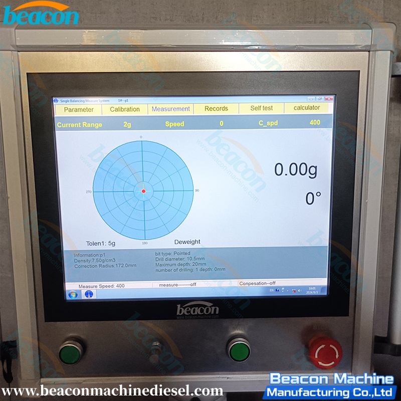  Flywheel Single Side Vertical Balance Machine 