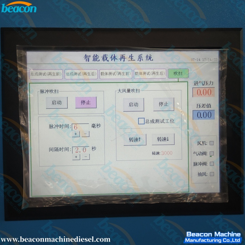 DPF-BLA High Temperature Regeneration Equipment Diesel Cleaning Machine DPF-BLA High Temperature Regeneration Equipment Diesel Cleaning Machine