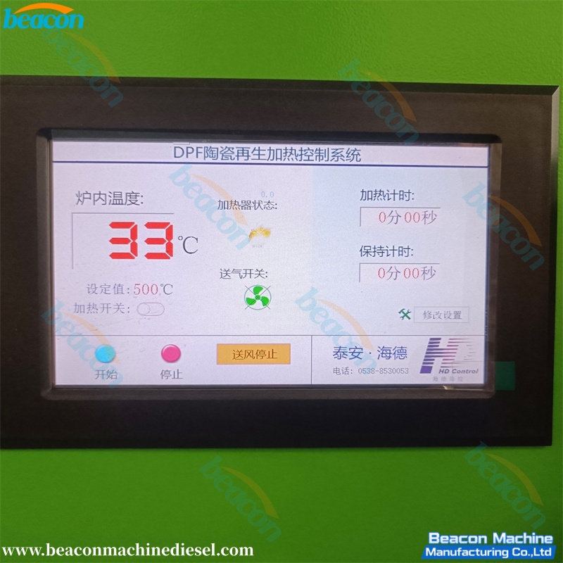 DPF-RGF Diesel Particulate Filter Cleaner SCR High Temperature System Regeneration Cleaning Machine 